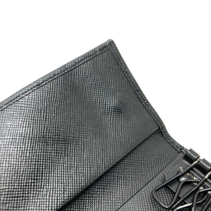 Prada Camouflage 6-Key Holder Long Key Case Nylon