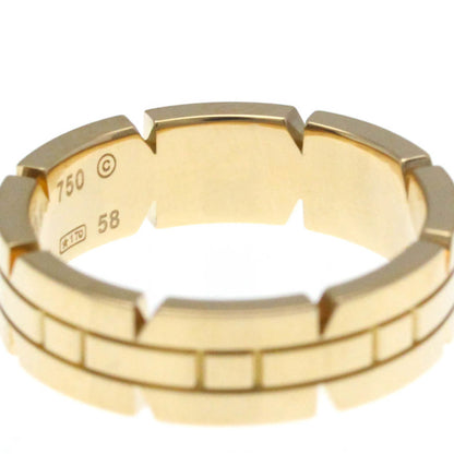 Cartier Tank Franaise Ring Pink Gold (18K) Fashion No Stone Band Ring Pink Gold