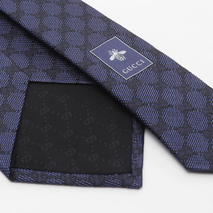 Gucci Arend Gg Pattern Silk Tie For Men