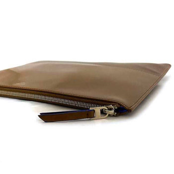Celine Clutch Bag Brown Pouch Patent Leather Celine Punching 103713Ab4 07Oc Clutch Pouch
