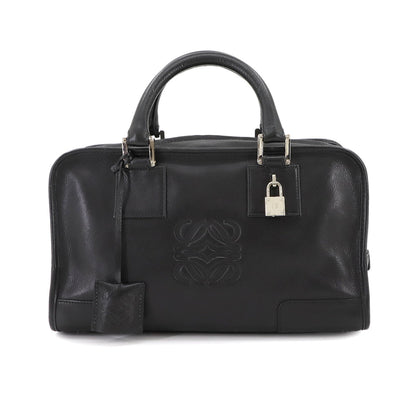 Loewe Amazona 28 Handbag In Black Leather