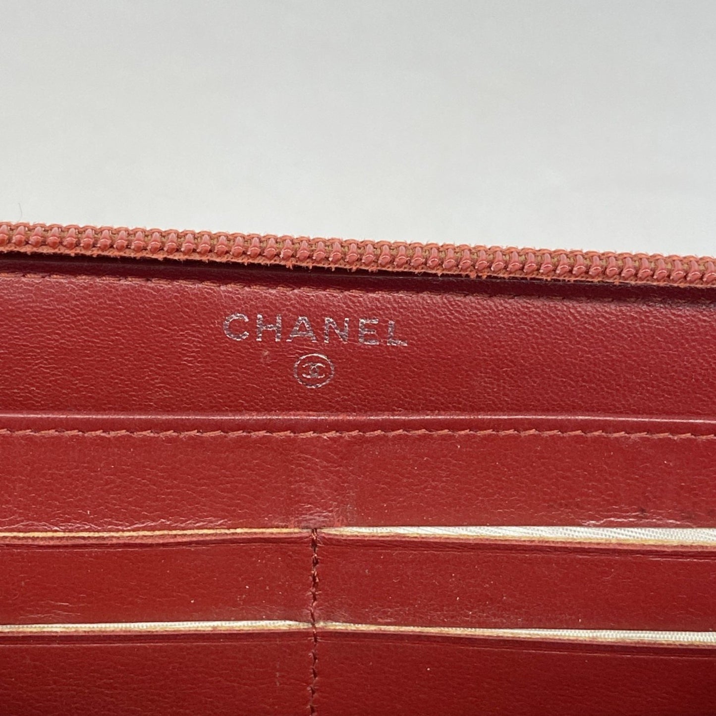 Chanel Camellia Lambskin Long Wallet