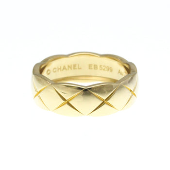 Chanel Coco Crush Ring Medium Size Yellow Gold (18K) Fashion No Stone Band Ring Gold