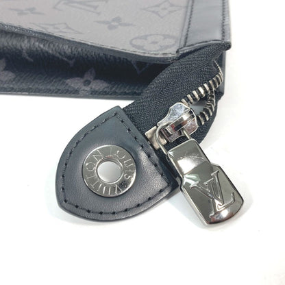 Louis Vuitton M69535 Monogram Eclipse Reverse Voyage Pouch Clutch Bag In Canvas