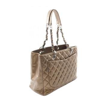 Chanel Matelasse Grand Shopping Gst Tote Bag In Calfskin Leather