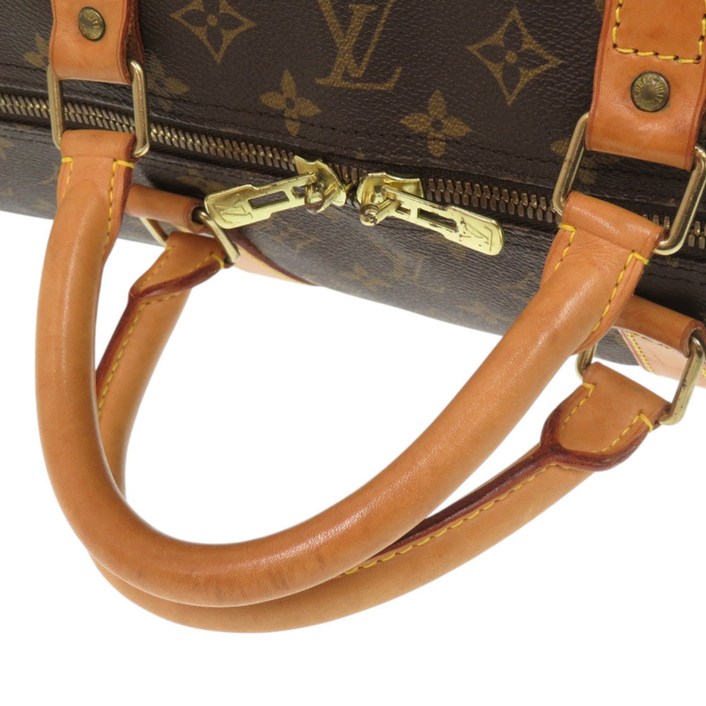Louis Vuitton Keepall Bandouliere 60 Monogram M41412 Canvas Brown Boston Bag 0750 Louis Vuitton