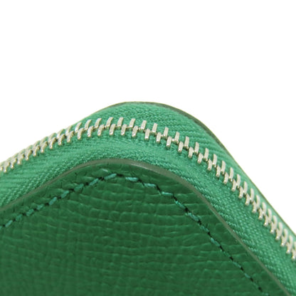 Hermes Herms Azap Silkin Compact Silver Hardware Coin Case Epson