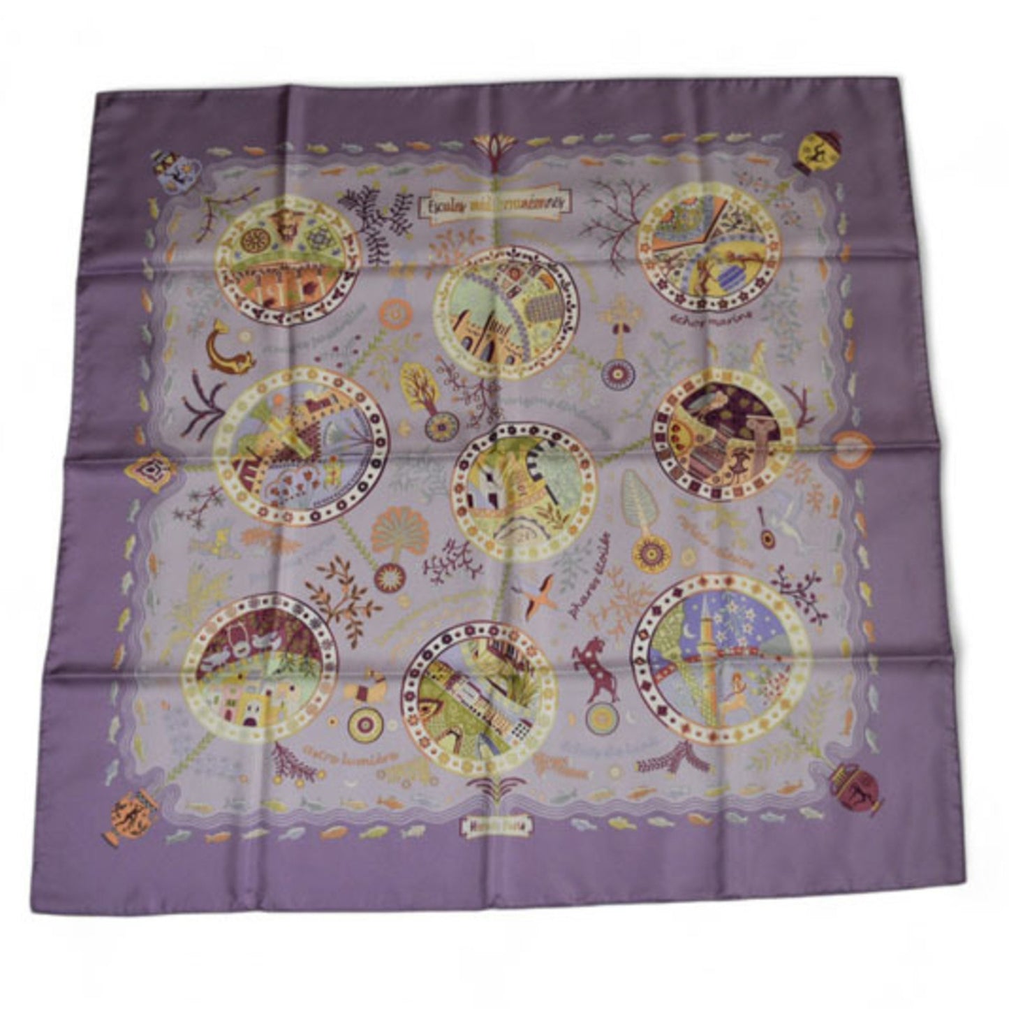 Hermes Unused Herms Carr 90 Scarf