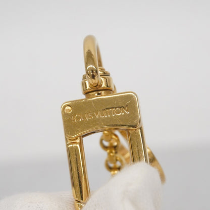 Louis Vuitton Fleur De Monogram Keychain M65111 Gold