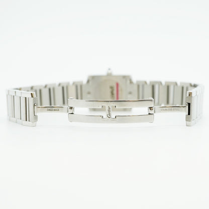 Cartier Tank Franaise Sm W51026Q3 Black Dial