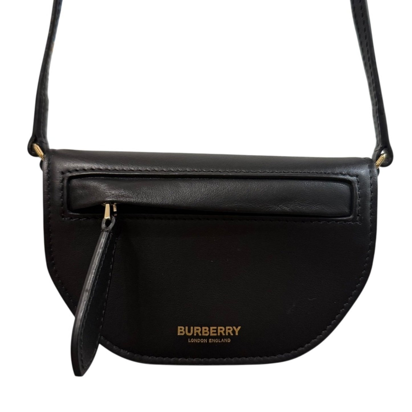 Burberry Mini Olympia Micro Shoulder Bag In Black
