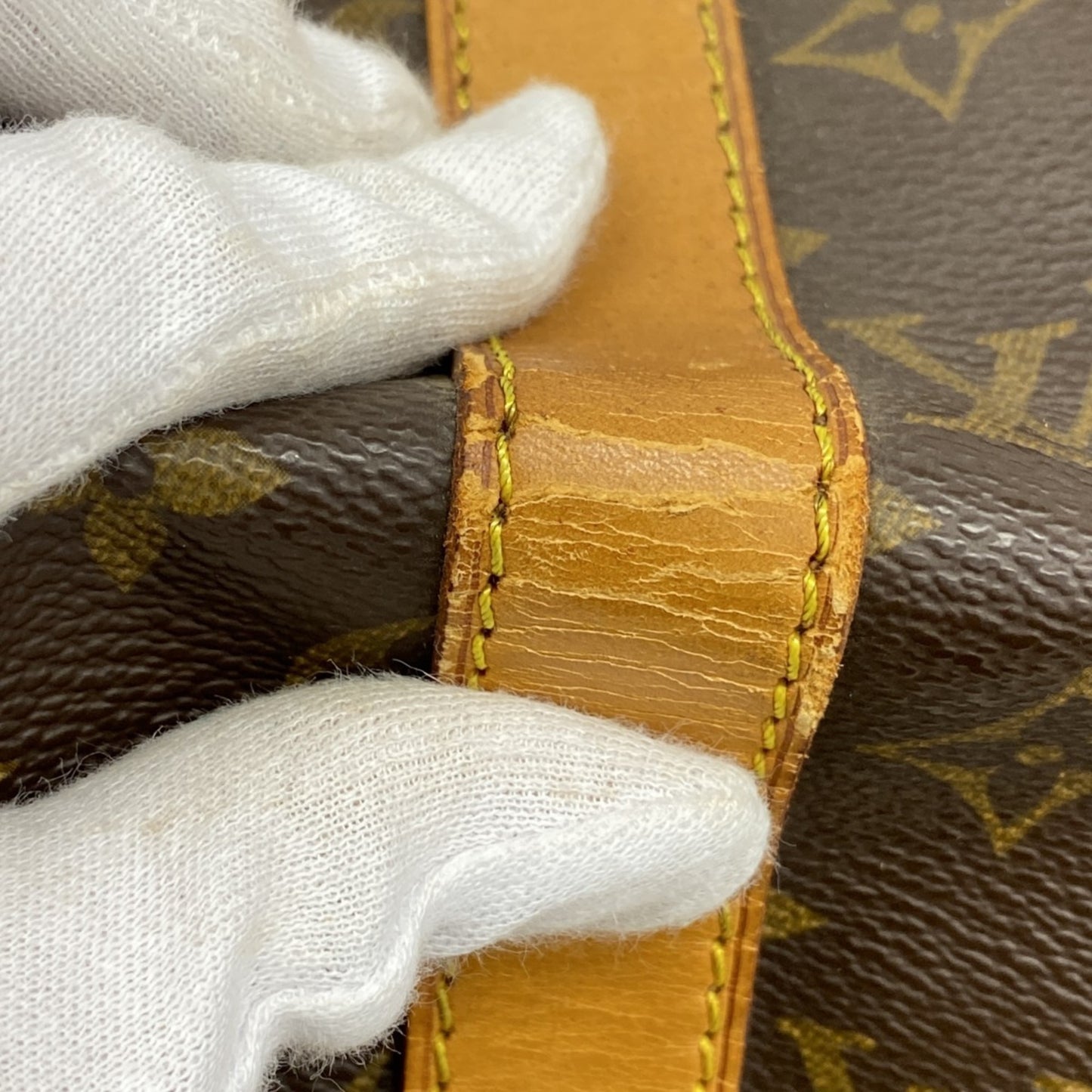 Louis Vuitton Monogram Keepall 50 Boston Bag M41426 Brown