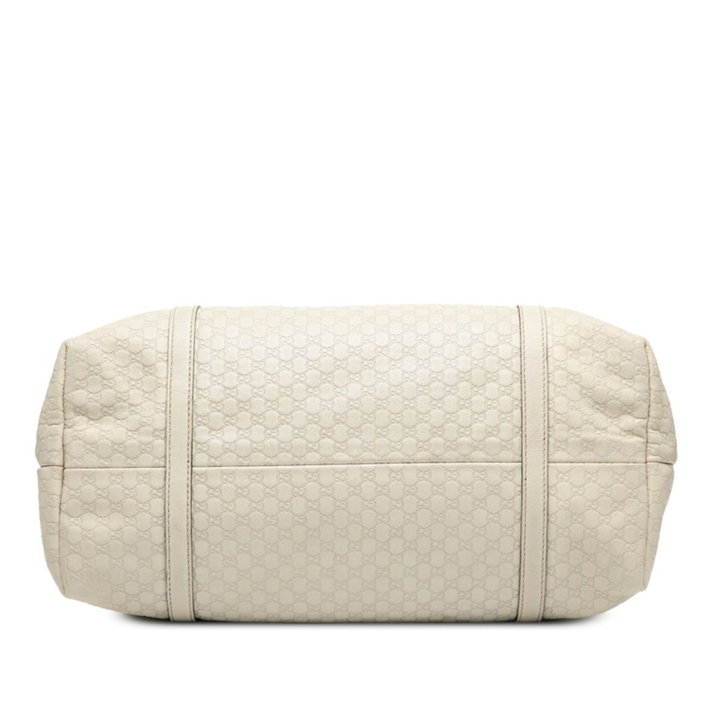 Gucci Micro Guccissima Handbag Tote Bag 309613 White Leather