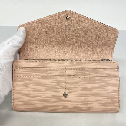 Louis Vuitton Epi Leather Portefeuille Sarah M61216 Rose Ballerine