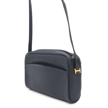 Hermes Shoulder Bag Golf Tee Motif Navy Fjord O Engraved