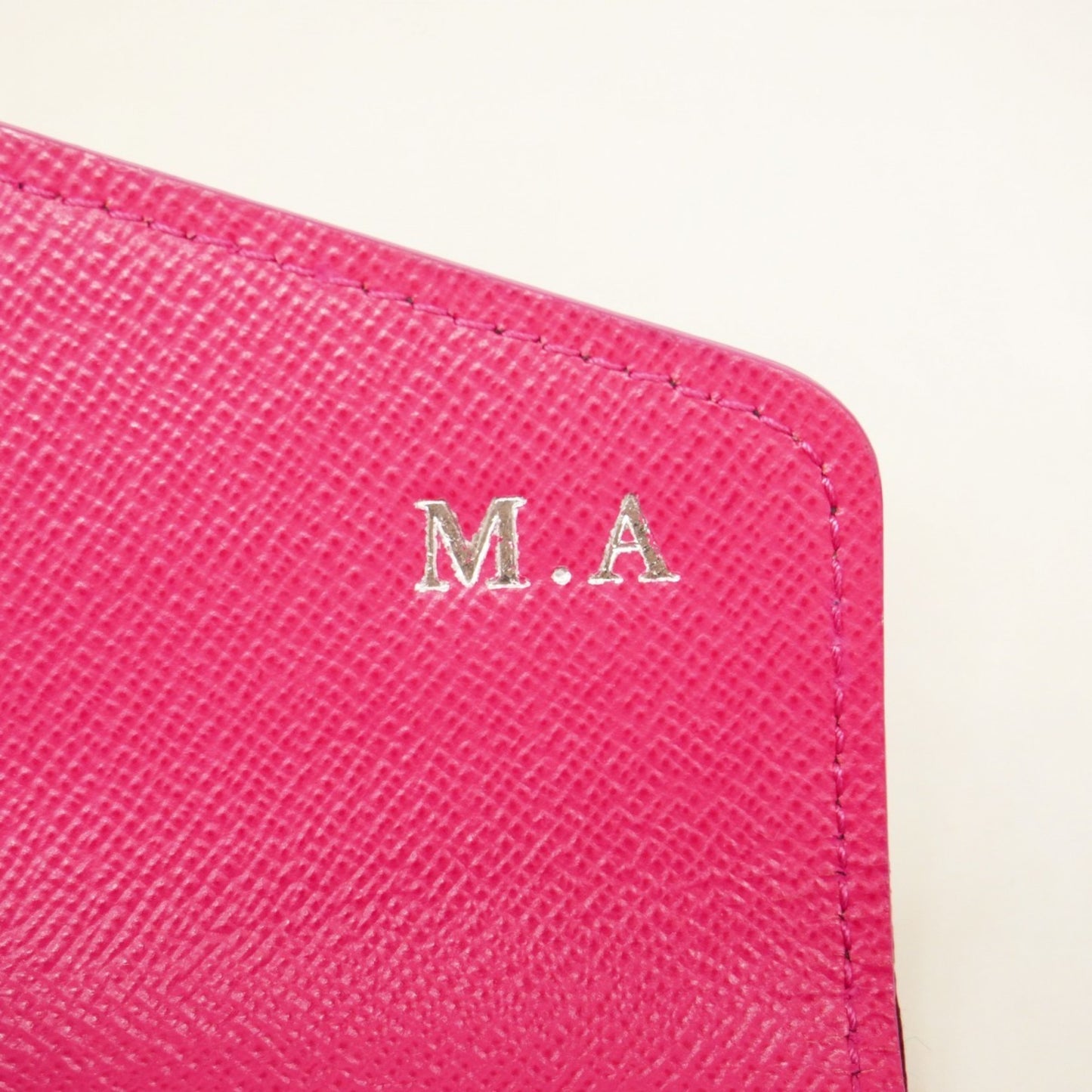 Louis Vuitton Epi Portefeuille Sarah Long Wallet M64322 Noir Hot Pink