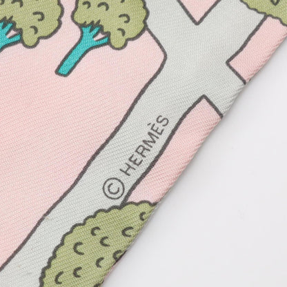 Hermes Herms Les Nouveaux Amoureux De Paris Twilly Silk Scarf For Women