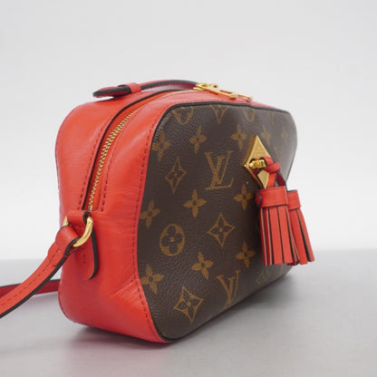 Louis Vuitton Monogram Saintonge Handbag M43556 Brown Coquelicot 2-Way Bag