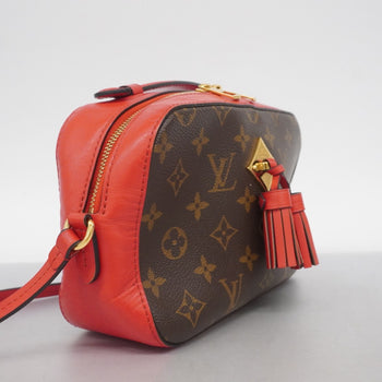 Louis Vuitton Monogram Saintonge Handbag M43556 Brown Coquelicot 2-Way Bag