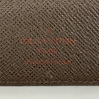 Louis Vuitton Damier Portefeuille Brazza Long Wallet N60017 Ebene