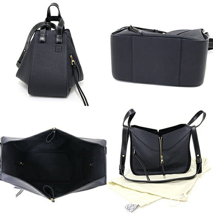 Loewe Hammock Bag Small Calfskin 3Way Handbag Shoulder Anagram Navy