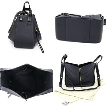 Loewe Hammock Bag Small Calfskin 3Way Handbag Shoulder Anagram Navy