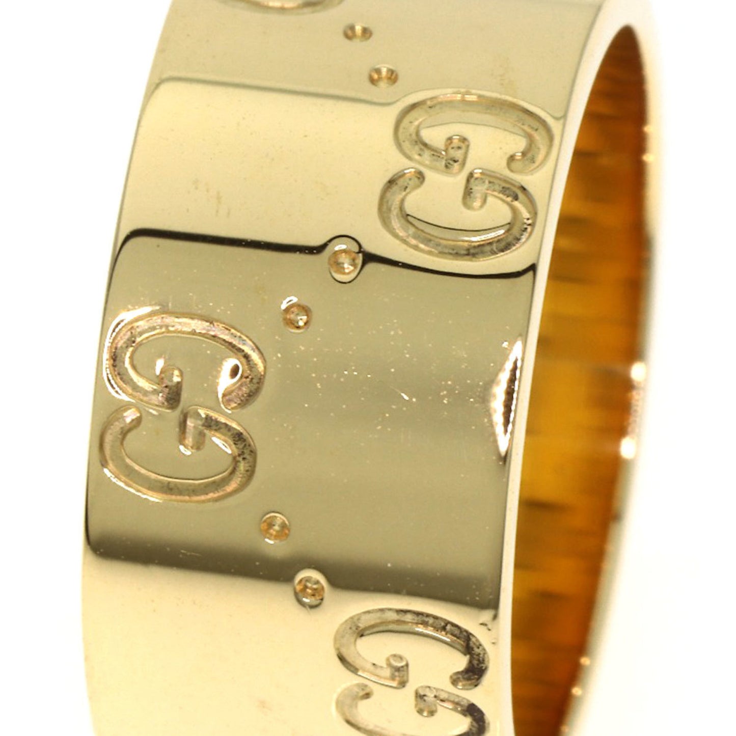 Gucci Icon Wide #10 Ring In 18K Yellow Gold