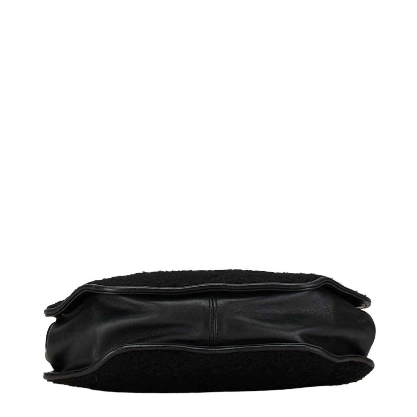 Fendi Shoulder Bag Black Sheepskin