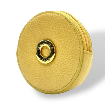 Celine Round Circle Logo Wallet/Coin Case