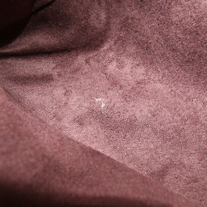 Coach Handbag 88202 Beige Red Pvc Leather Flower Motif Chain Shoulder Bag