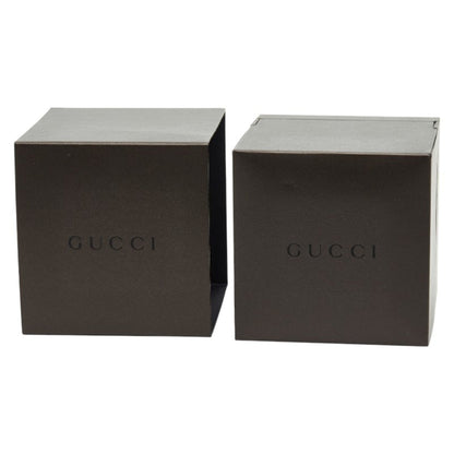 Gucci 1500L Quartz Watch With Black Dial And Stainless Steel