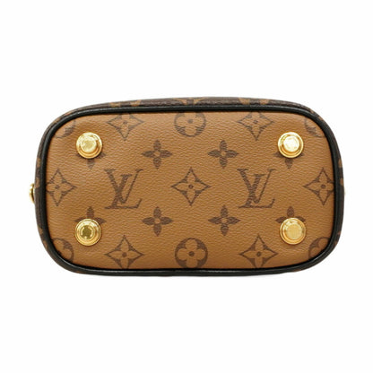 Louis Vuitton Vanity Bag Monogram Reverse Nv Pm M45165 Brown 2-Way