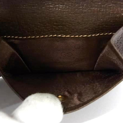 Gucci Gg Supreme Bifold Wallet 034 662 6399 Brown Leather