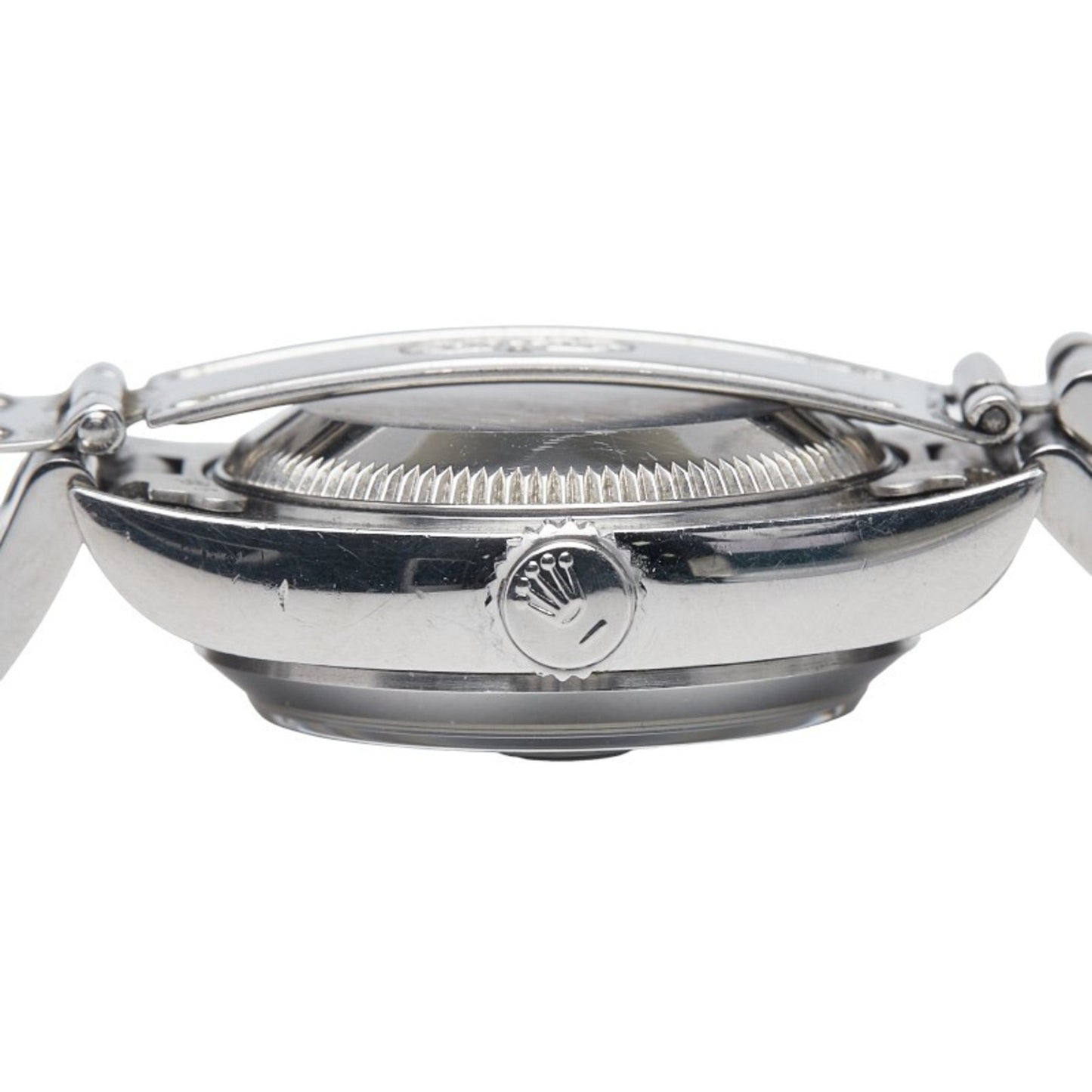 Rolex Oyster Perpetual Watch 69160 Automatic Black Dial Stainless Steel