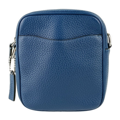 Coach Shoulder Bag Beck Crossbody Cj736 Blue Black Leather