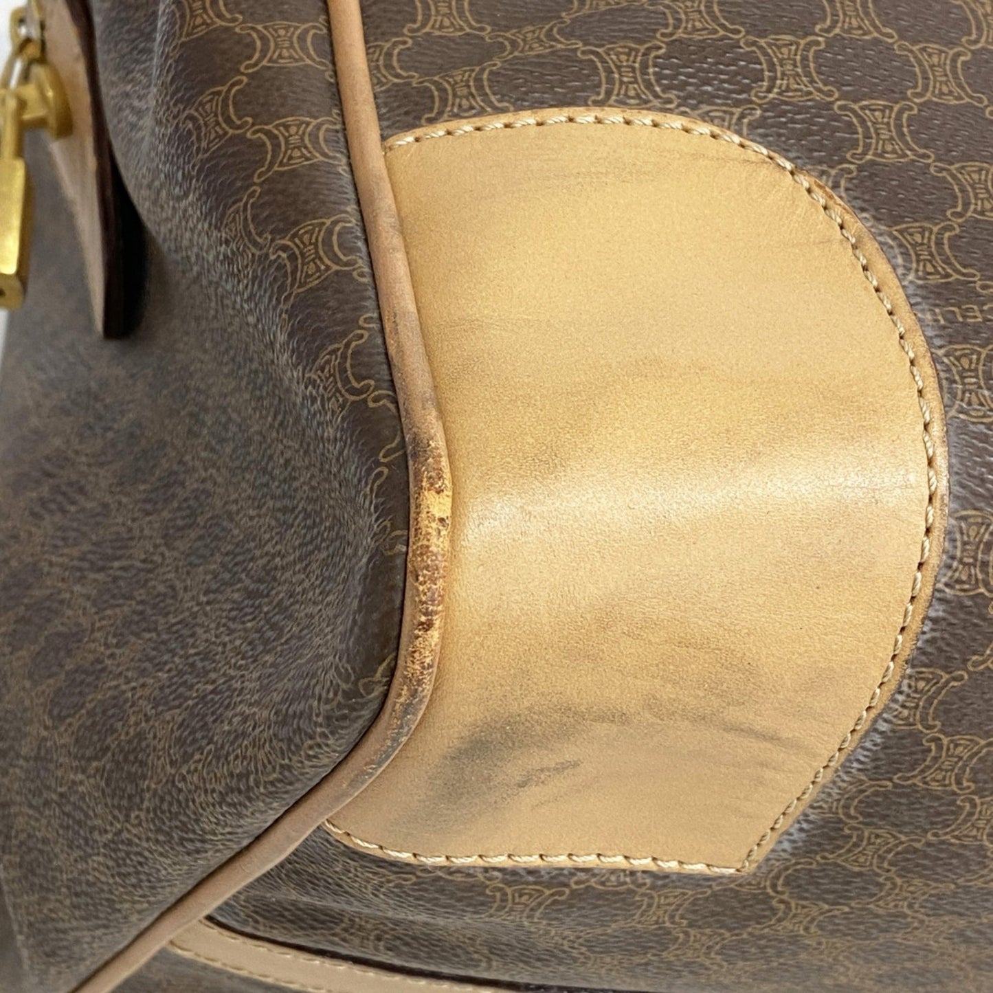 Celine Boston Bag Macadam Brown