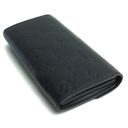 Louis Vuitton Portefeuille Sarah Long Wallet In Monogram Empreinte Noir