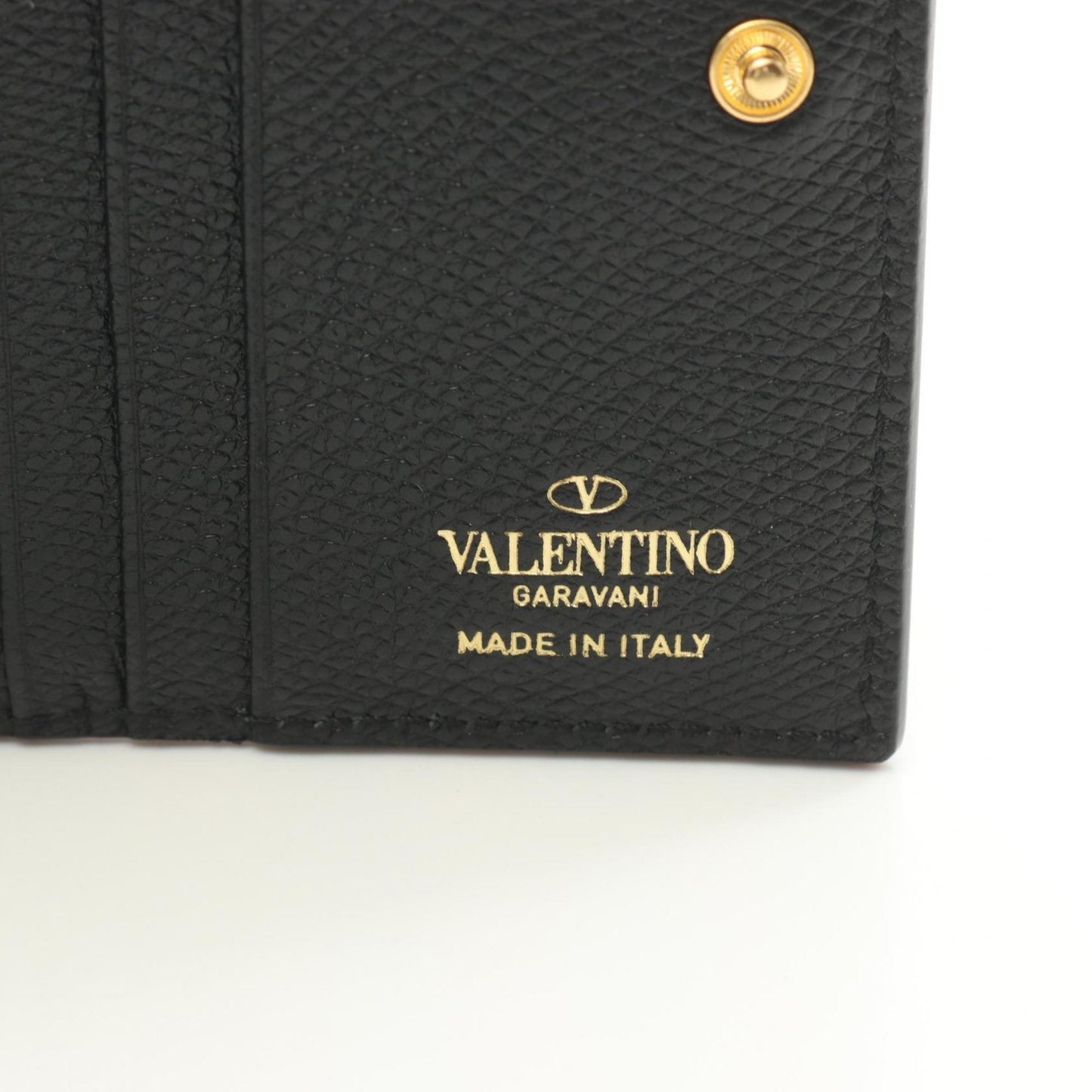 Valentino V Bi-Fold Wallet Leather