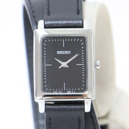 Seiko Ap Studio X Hirob Exclusive Women'S Square Watch With Leather And Double Strap