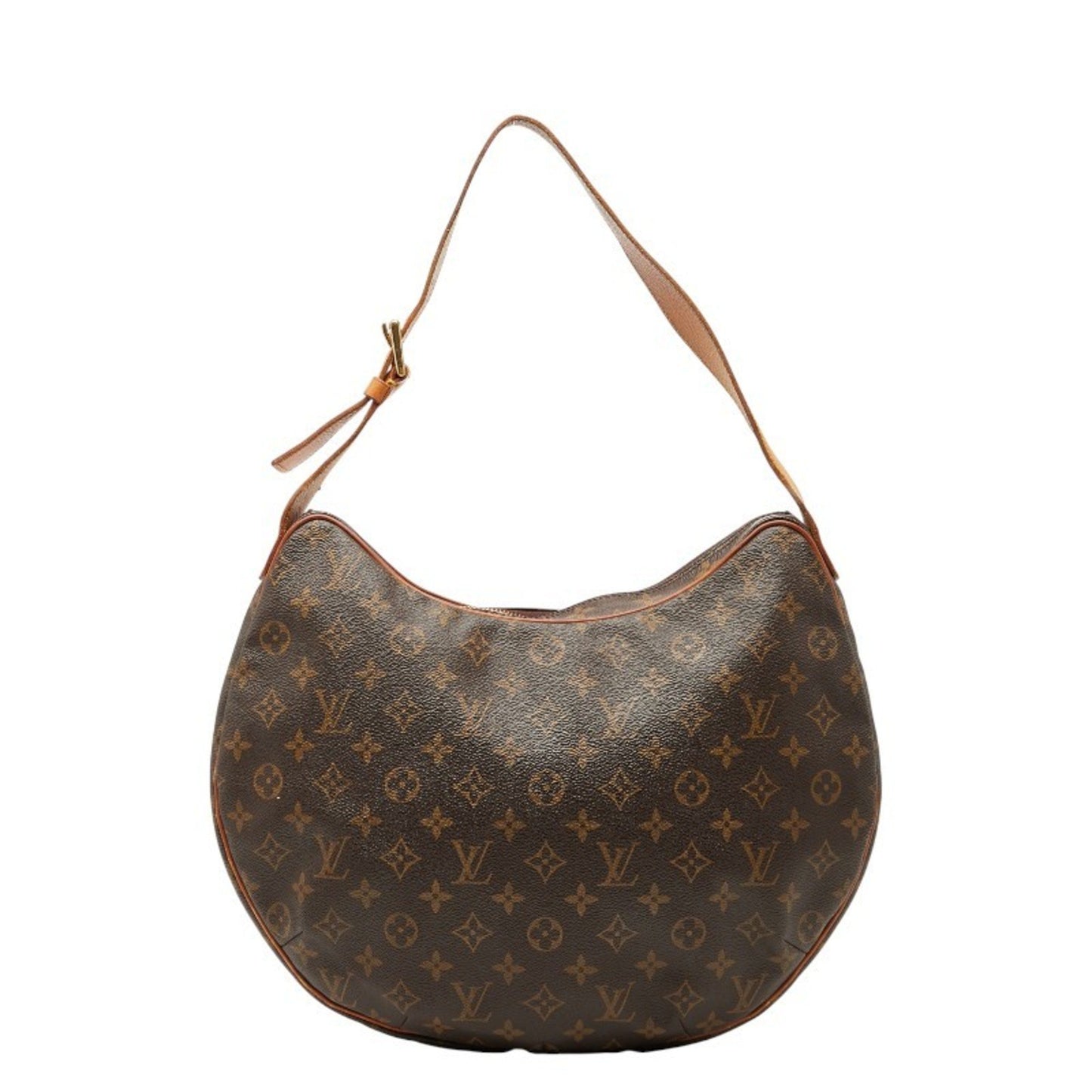 Louis Vuitton Monogram Croissant Gm One-Shoulder Bag M51511 Brown Leather