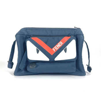 Fendi Monster Bugs Stroller Bag Pouch Nylon Kids Navy