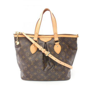 Louis Vuitton Palermo Pm Monogram Handbag Bag Coated Canvas Leather