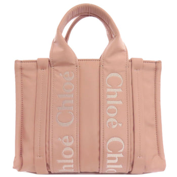 Chlo Chloe Woody Tote 2-Way Handbag Nylon Material