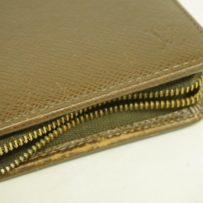 Louis Vuitton Taiga Porto Biermonie Zip Wallet M30678 Grizzly