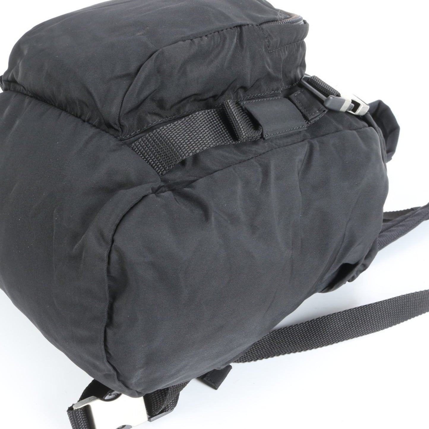 Prada Tessuto Nylon Backpack With Triangle Logo