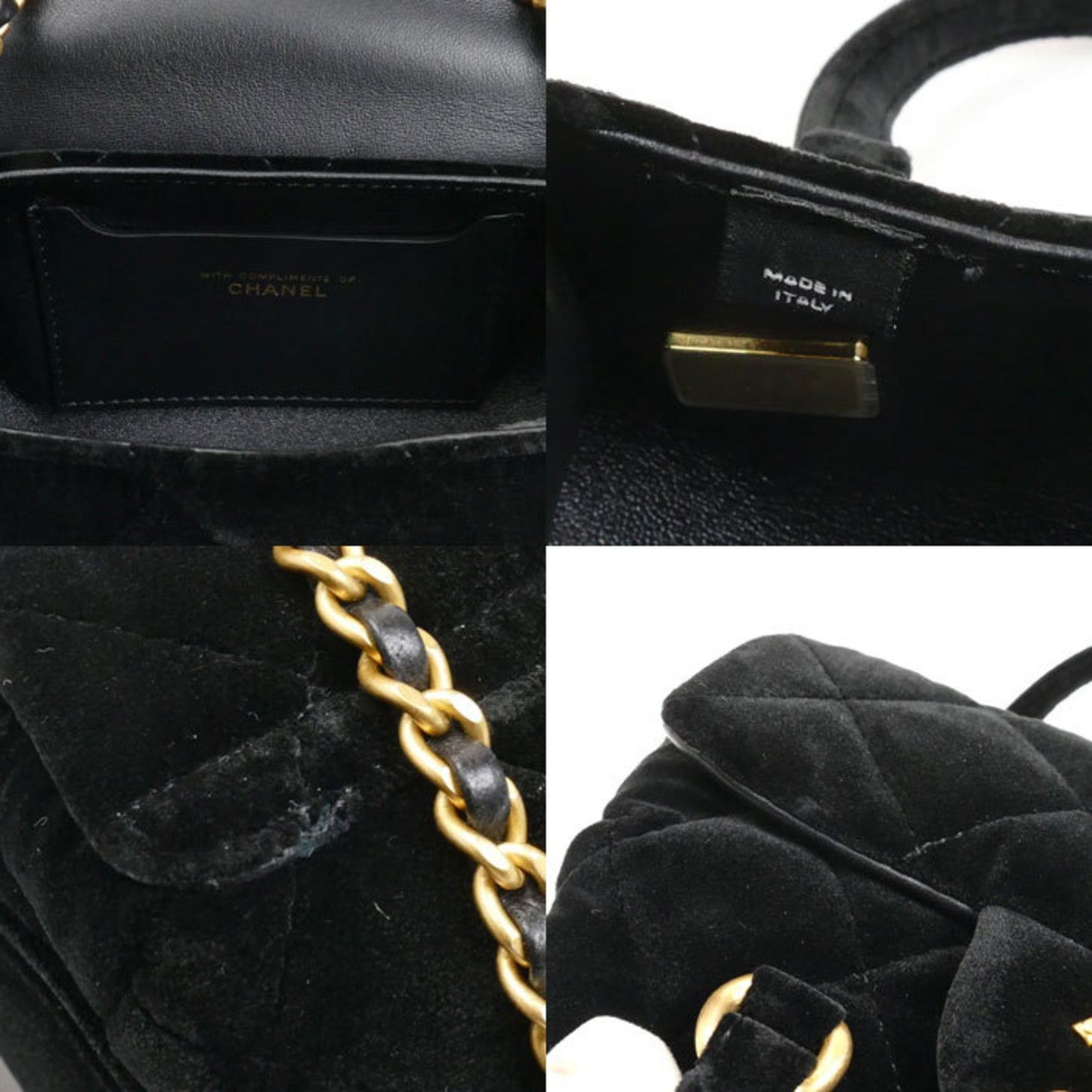 Chanel Velvet Mini Bowling 2024 Vip 2-Way Shoulder Bag