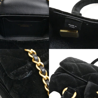 Chanel Velvet Mini Bowling 2024 Vip 2-Way Shoulder Bag