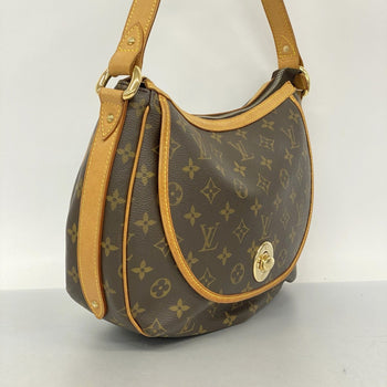 Louis Vuitton Monogram Toulon Pm Shoulder Bag M40076 Brown