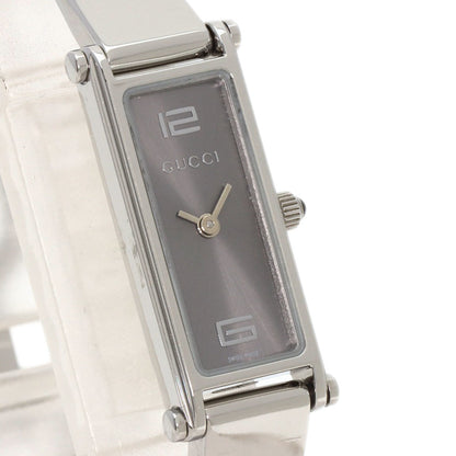 Gucci 1500L Square Face Watch Stainless Steel Ss