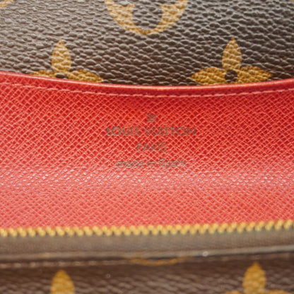 Louis Vuitton Monogram Portefeuille Emilie Long Wallet M60136 Brown Rouge